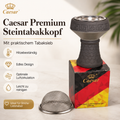 Caesar Premium Steintabakkopf mit Tabaksieb für Shisha